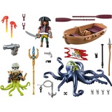 PLAYMOBIL Pirates - Combat contre la pieuvre géante, Jouets de construction 71419