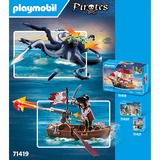 PLAYMOBIL Pirates - Combat contre la pieuvre géante, Jouets de construction 71419