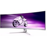 Philips Evnia 49M2C8900 QD OLED 48.9" Moniteur UltraWide gaming incurvé  Blanc, 2x HDMI, 1x DisplayPort, USB-A 3.2, USB-C 3.2, 240Hz
