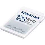 SAMSUNG EVO Plus SDHC 128 Go (2021), Carte mémoire Blanc, MB-SC128K/EU, Class 10