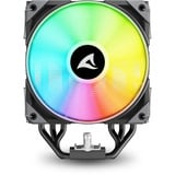 Sharkoon A50 RGB Refroidisseur CPU Noir, Connecteur de ventilateur PWM à 4 broches
