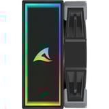 Sharkoon A50 RGB Refroidisseur CPU Noir, Connecteur de ventilateur PWM à 4 broches