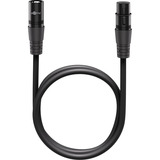 goobay Câble de connexion XLR Noir, 5 mètres