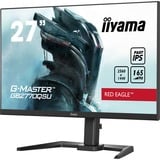 iiyama G-Master Red Eagle GB2770QSU-B5 27"  Moniteur gaming  Noir (Mat), 165 Hz, HDMI, DisplayPort, USB, Audio, AMD Free-Sync