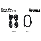 iiyama ProLite XUB2491H-B1 23.8" Moniteur Noir, 1x DisplayPort, 1x HDMI