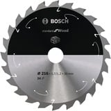Bosch 2608837721 lame de scie circulaire 21,6 cm 1 pièce(s) Bois dur, Bois tendre, 21,6 cm, 3 cm, Pointe au carbure de tungstène (TCC), 1,2 mm, 7000 tr/min