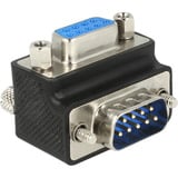DeLOCK Adaptateur d'angle VGA 9 broches mâle > femelle Noir