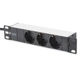 Digitus DN-95411 Noir/en aluminium, 3x prises