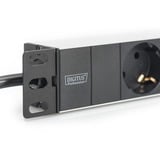 Digitus DN-95411, Multiprise Noir/en aluminium
