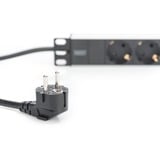 Digitus DN-95411, Multiprise Noir/en aluminium