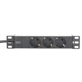 Digitus DN-95411 multiprise 2 m 3 sortie(s) CA Noir Noir/en aluminium, 2 m, 3 sortie(s) CA, Type F, Aluminium, Noir, 250 V