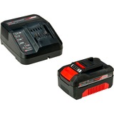 Einhell 4512042 batterie et chargeur d’outil électroportatif Noir/Rouge, Lithium-Ion (Li-Ion), 18 V, Noir, Rouge, 200-260 V, 50/60 Hz, Lithium-Ion (Li-Ion)