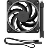 Fractal Design Momentum 12 RGo Black, Ventilateur de boîtier Noir, Connecteur PWM à 4 broches, ARGB Gen 2 (16 LED)