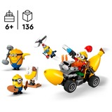 LEGO Minions - Les Minions et la voiture-banane, Jouets de construction 75580
