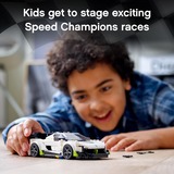 LEGO Speed Champions - Koenigsegg Jesko, Jouets de construction Blanc/Noir, 76900