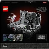 LEGO Star Wars - Diorama de la Poursuite dans les Tranchées de l’Étoile de la Mort, Jouets de construction  75329