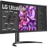 LG UltraWide 34WQ75C 34" Moniteur incurvé  Noir, 2x HDMI, 1x DisplayPort, 1x USB-A 2.0, 4x USB-A 3.2 (5 Gbit/s), 1x USB-C, 1x RJ-45