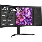 LG UltraWide 34WQ75C 34" incurvé, Moniteur LED Noir, 2x HDMI, 1x DisplayPort, 1x USB-A 2.0, 4x USB-A 3.2 (5 Gbit/s), 1x USB-C, 1x RJ-45