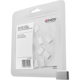Lindy USB-C Port Blocker, Sécurité Blanc, 10 pièces