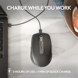 Logitech MX Anywhere 3S Compact, Souris Graphite, 200 - 8000 dpi , Bluetooth low energy