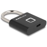 Navilock Navilock Padlock with fingerprint Black, Cadenas Noir