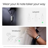 Plaud NotePin S, Enregistreur vocal Argent, 64 Go, Bluetooth 5.2 / BLE (Bluetooth Low Energy) / Wi-Fi