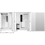 be quiet! Light Base 500 LX boîtier midi tower Blanc | 3x USB-C | RGB | Window