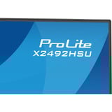 iiyama ProLite X2492HSU-B1 24" Moniteur  Noir (Mat), HDMI, DisplayPort, audio, USB