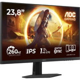 AOC 24G4ZRE 23.8" Moniteur gaming  Noir, 2x HDMI, DisplayPort, Fast IPS, 240 HZ (OC 260 Hz)