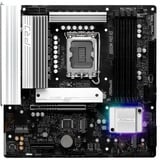 ASRock B860M Pro RS carte mère socket 1851 Noir/Argent, RAID, 2.5 Gb-LAN, Sound, µATX