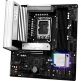 ASRock B860M Pro RS carte mère socket 1851 Noir/Argent, RAID, 2.5 Gb-LAN, Sound, µATX