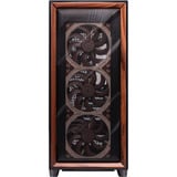Antec Flux Pro Noctua Edition ATX boîtier big tower Noir/bois | 3x USB-C | Verre Trempé