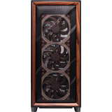 Antec Flux Pro Noctua Edition boîtier big tower Noir/bois | 3x USB-C | Verre Trempé
