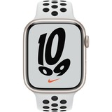 Apple Watch Series 7 Nike , Smartwatch Argent/Blanc, 45 mm, Aluminium, Wifi, Cellulaire