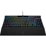Corsair K70 PRO RGB clavier gaming mécanique Noir, Layout BE (AZERTY), Red Cherry MX RGB, 100%, Double-shot PBT