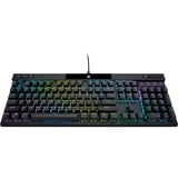 Corsair K70 PRO RGB clavier gaming mécanique Noir, Layout BE (AZERTY), Red Cherry MX RGB, 100%, Double-shot PBT