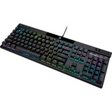 Corsair K70 PRO RGB clavier gaming mécanique Noir, Layout BE (AZERTY), Red Cherry MX RGB, 100%, Double-shot PBT