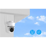 Foscam PD5, caméra de sécurité PT WiFi bi-bande 3K/5MP, Caméra de surveillance Blanc, Vision nocturne en couleur
