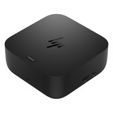 HP USB-C 100W G6 dock, Station d'accueil Noir