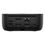 HP USB-C 100W G6 dock, Station d'accueil Noir