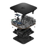 HP USB-C 100W G6 dock, Station d'accueil Noir