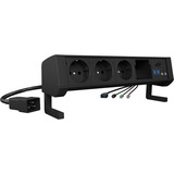 ICY BOX IB-TS301-5 hub & concentrateur USB 3.2 Gen 1 (3.1 Gen 1) Type-A 5000 Mbit/s Noir, Multiprise Noir, USB 3.2 Gen 1 (3.1 Gen 1) Type-A, 3,5mm, USB 3.2 Gen 1 (3.1 Gen 1) Type-A, USB 3.2 Gen 1 (3.1 Gen 1) Type-C, MicroSD (TransFlash), SD, 5000 Mbit/s, Noir, Aluminium, Plastique