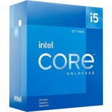 Intel® Core i5-12600KF, 3,7 GHz (4,9 GHz Turbo Boost) socket 1700 processeur "Alder Lake", Unlocked, processeur en boîte
