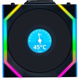 Lian Li UNI FAN SL120 LCD Wireless Reverse Blade, Ventilateur de boîtier Noir, Connecteur de ventilateur PWM à 4 broches