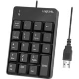 LogiLink ID0184 USB, Pavé numérique Noir