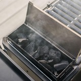 Masterbuilt Barbecue et fumoir portatif au charbon de bois avec chariot Noir