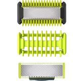 Philips Norelco OneBlade Kit Visage + Corps, 1 lame pour le visage, 1 pour le corps, Bundle 1 lame pour le visage, 1 pour le corps, Lame de rasage, Noir, Citron vert, Acier inoxydable