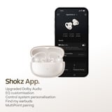 Shokz OpenDots 2 casque technologie conduction osseuse Noir, Bluetooth® 6.1
