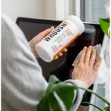 Whoosh! Screen Shine lingette nettoyante, Lingettes nettoyantes Blanc/Orange, 70 pièces