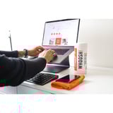 Whoosh! Screen Shine lingette nettoyante, Lingettes nettoyantes Blanc/Orange, 70 pièces